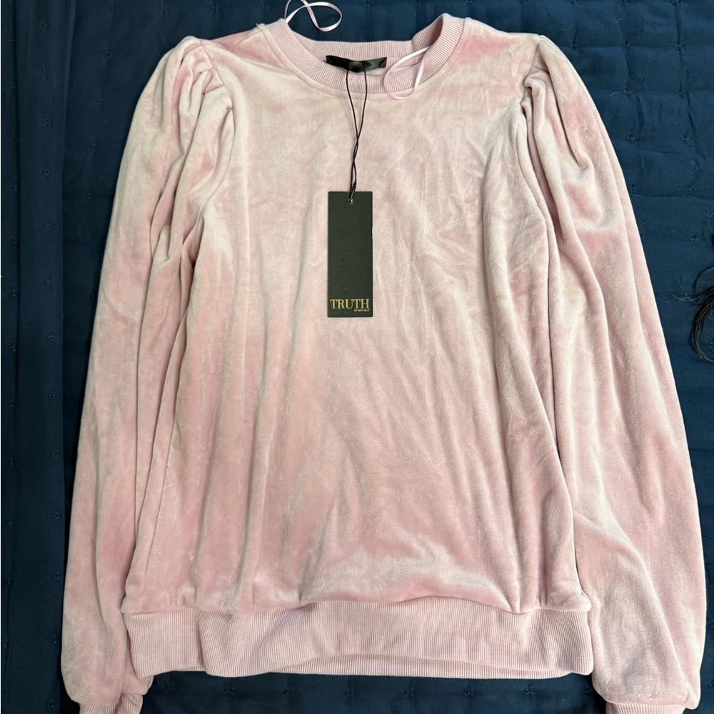 Truth Blush Velvet Women's Sweater